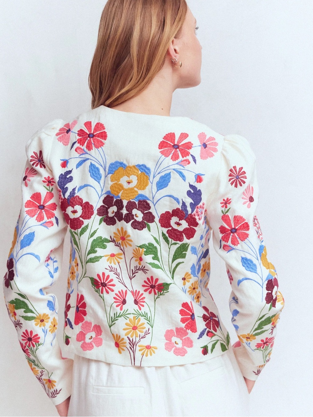 Boden Salisbury Puff Sleeve Jacket
Multi Embroidery New with Tags! - Picture 3 of 12